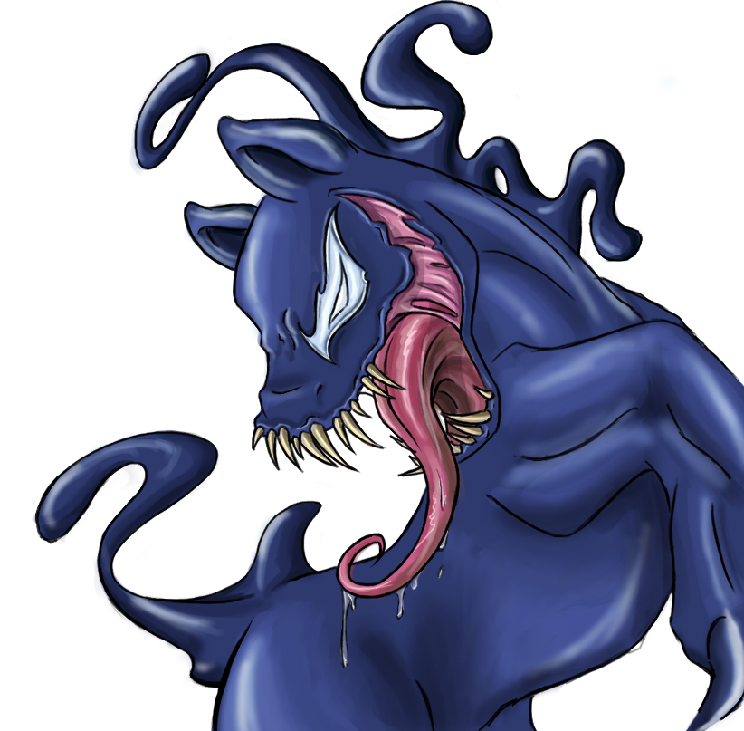ambiguous_gender equine feral glasgow_smile horse mammal marvel my_little_pony plain_background ponification pony rape_face shadow-rep sharp_teeth smile solo symbiote teeth the_amazing_spider-man tongue tongue_out transparent_background venom venom_(spider-man)