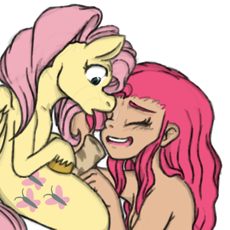 aus_of_the_desert bestiality cutie_mark dickgirl dickgirl_on_female duo equine eyes_closed female feral fluttershy fluttershy_(mlp) friendship_is_magic hair horse horsecock human humanized intersex interspecies mammal my_little_pony pegasus penis pink_hair pinkie_pie pinkie_pie_(mlp) plain_background pony smile white_background wings