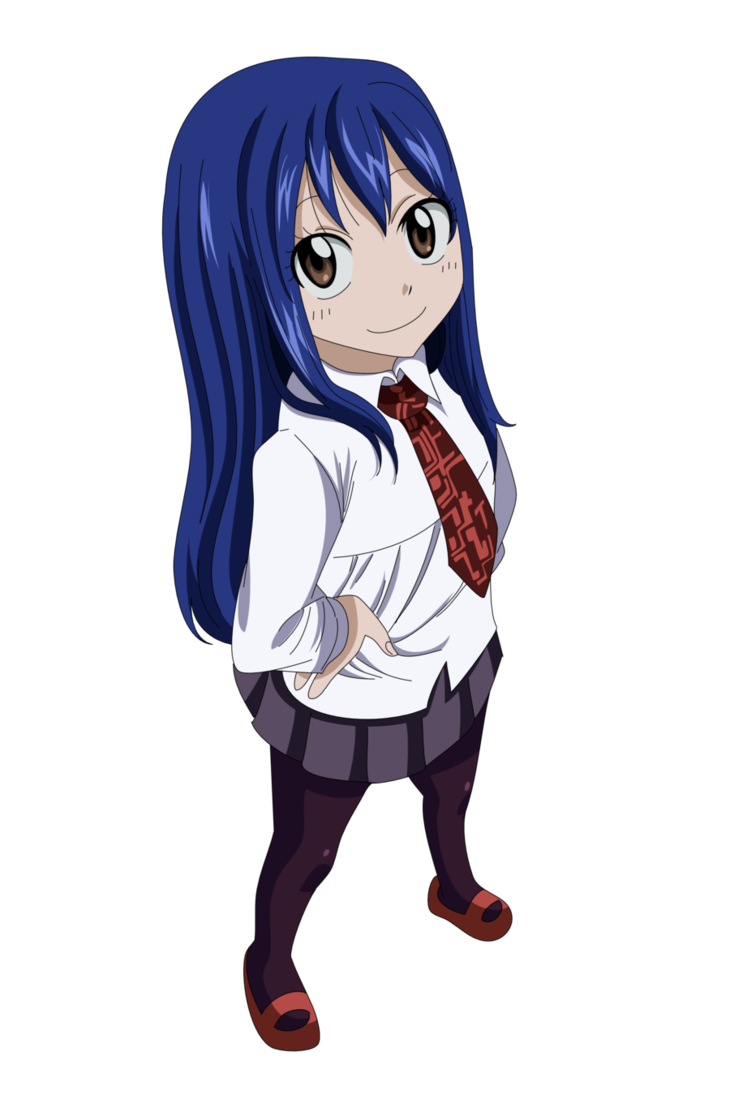 1girl blue_hair fairy_tail pantyhose school_uniform transparent_background wendy_marvell