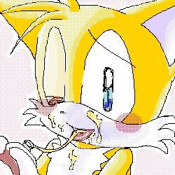 anthro blush bottle canine cum cum_on_face cumshot fox gay green_eyes low_res male mammal miles_prower one_eye_closed orgasm penis sega solo sonic_(series) sonic_(series)cum_in_mouth