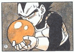 animated animated_gif armor boots bowling dragon_ball dragon_ball_z gloves gutter_ball lowres male_focus non-web_source solo spiked_hair sweat third-party_edit toriyama_akira vegeta