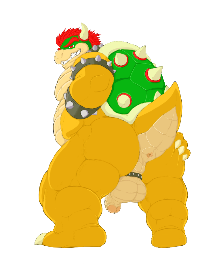 alpha_channel anthro anus armlet at balls beige_skin biceps big_balls big_butt big_penis bowser bracelet butt chubby claws cock_ring collar collour dreke fangs fist flaccid green_skin grin hair hand_on_butt happy hindpaw horn humanoid_penis inviting jewelry koopa looking looking_at_viewer looking_back male mario_bros muscles nintendo nude open_mouth overweight paws pecs penis plain_background pose presenting presenting_hindquarters raised_arm raised_tail red_eyes red_hair reptile scalie seductive sharp_teeth shell short_hair smile solo spiked_bracelet spiked_collar spikes spread_legs spreading squint standing teeth thick_thighs thighs toes transparent_background turtle uncut veiwer video_games wristband yellow_skin