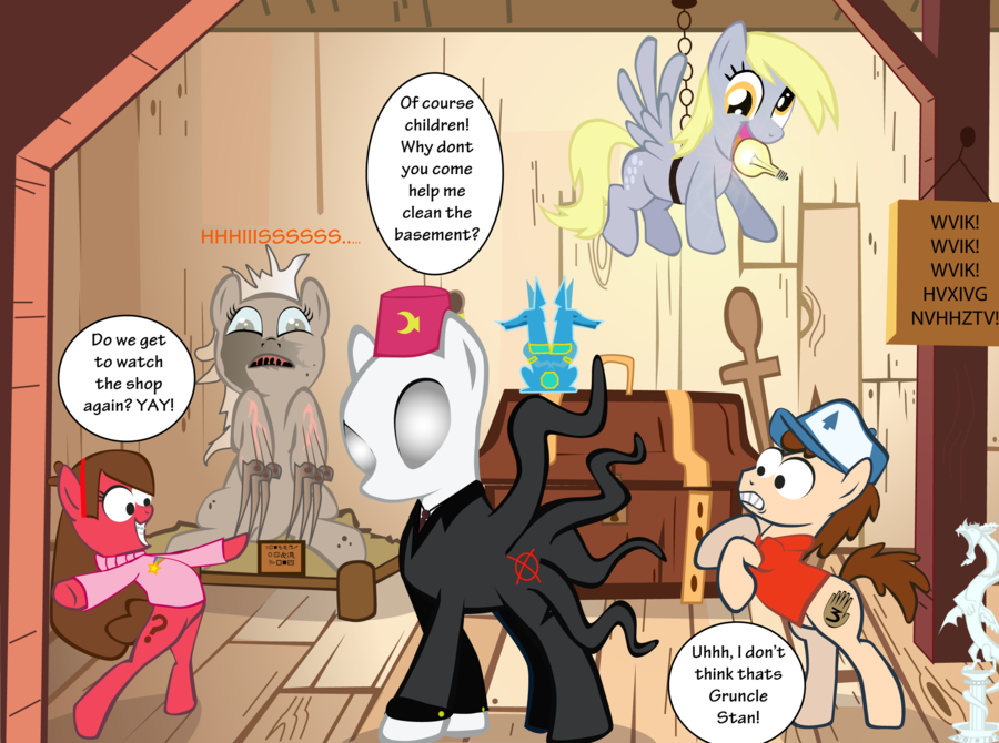 ... ? all_fours barefoot beige_skin big_penis black_eyes braces brown_hair canine chain chest claws clothing conversation creepypasta crossover derpy_hooves_(mlp) dialog dipper_pines disney dog dragon english_text equine excited female feral friendship_is_magic gravity_falls hair hat hat_headgear headgear hooves horse humor inside light light_bulb lightbulb long_hair looking_at_viewer mabel_pines mable_pins male mammal my_little_pony nail necktie no_eyes no_pupils number open_mouth penis pink_skin pointy_ears pony raised_leg rake reptile scalie scared sculpture shadow shiny shirt short_hair sign slenderman standing statue suit sweater teeth tentacles text treasure_chest unknown_artist white_sclera white_skin wood young
