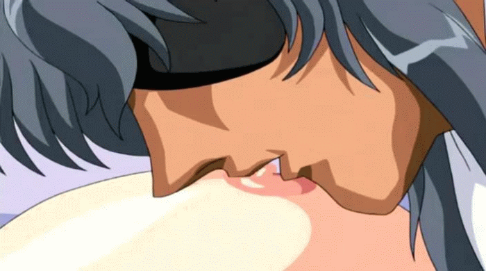 1girl animated animated_gif breasts darcrows licking
