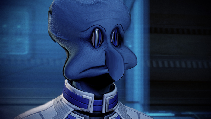 blue_skin edit humor liara_t'soni liara_t'soni mass_effect nightmare_fuel screencap solo spengbab spongebob_squarepants squidward_tentacles unknown_artist what