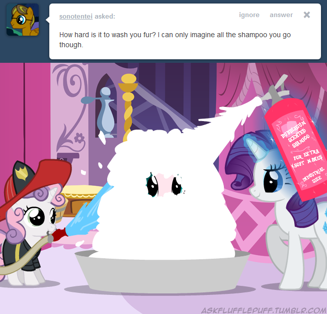 blue_eyes cub equine female feral firefighter fluffle_puff friendship_is_magic glowing hair horn horse levitation mammal mixermike622 my_little_pony pony purple_hair rarity_(mlp) shampoo soap sweetie_belle_(mlp) two_tone_hair unicorn water young