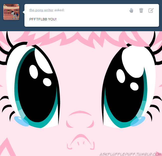 blue_eyes crying english_text equine female feral fluffle_puff fluffy friendship_is_magic frown fur hair horse mammal mixermike622 my_little_pony pink_fur pink_hair pony sad solo tears text tumblr