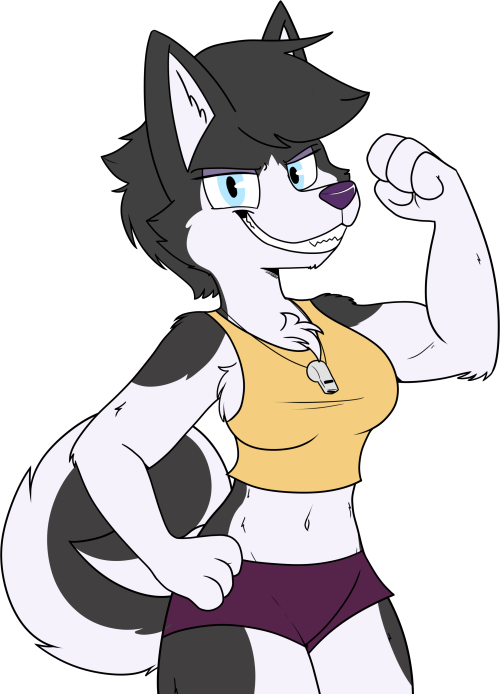 2016 4_fingers alpha_channel anthro arm_markings arm_tuft athletic athletic_anthro athletic_female biceps biped black_body black_ears black_eyebrows black_eyelashes black_fur black_hair black_markings black_pupils black_tuft blue_eyes bottomwear breast_tuft breasts canid canine canis cheek_tuft chest_tuft clothed clothed_anthro clothed_female clothing colored countershade_face countershade_fur countershade_legs countershade_neck countershade_tail countershade_torso countershading curled_tail desilu_(chokovit) digital_drawing_(artwork) digital_media_(artwork) dog_ears dog_tail domestic_dog elbow_tuft eyebrows eyeshadow facial_tuft fangs feet female female_anthro fingers fist flexing_bicep fluffy fluffy_tail fur furgonomic_bottomwear glistening glistening_eyes hair husky kabula_(artist) looking_at_viewer makeup mammal markings midriff navel nordic_sled_dog open_mouth open_smile portrait prick_ears pupils purple_bottomwear purple_clothing purple_eyeshadow purple_nose purple_shorts shirt shorts shoulder_markings shoulder_tuft simple_background smile solo spitz tail tank_top teeth three-quarter_portrait toes topwear transparent_background tuft whistle_(object) whistle_around_neck white_arms white_body white_countershading white_inner_ear white_markings white_tuft yellow_clothing yellow_shirt yellow_tank_top yellow_topwear