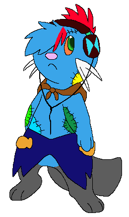2013 aliasing alpha_channel ambiguous_gender anthro blue_body blue_fur blue_hair bluekyokitty brown_kerchief brown_neckerchief dewott digital_drawing_(artwork) digital_media_(artwork) digitigrade electronics fan_character flat_colors frown fur generation_5_pokemon green_eyes hair hair_over_eye handpaw headphones highlights_(coloring) hindpaw kerchief low_res neckerchief nintendo one_eye_obstructed orange_sclera paws pink_nose pokemon pokemon_(species) red_highlights sebdoggo semi-anthro simple_background solo standing tail transparent_background white_whiskers
