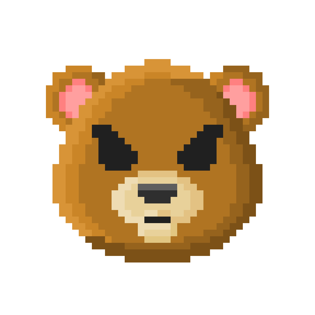 alpha_channel ambiguous_form ambiguous_gender angry bear black_nose brown_bear brown_body brown_fur colored countershade_face countershading digital_media_(artwork) emoji empty_eyes eyebrows front_view fur headshot_portrait icon looking_at_viewer mammal mouth_closed pixel_(artwork) portrait r74moji r74n shaded simple_background snout solo tan_body tan_countershading tan_fur transparent_background ursine