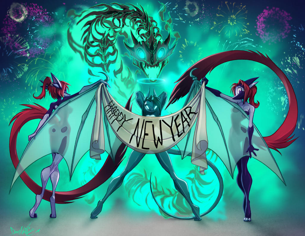 2024 anthro bat blue_body blue_fur breasts butt canid david_lillie digo_marrallang dreamkeepers female fireworks fur green_body green_fur green_hair group hair halo indi_marrallang indigo_marrallang long_tail looking_at_viewer mammal membrane_(anatomy) membranous_wings nude purple_eyes red_hair sage_(dreamkeepers) tail translucent translucent_wings trio wings