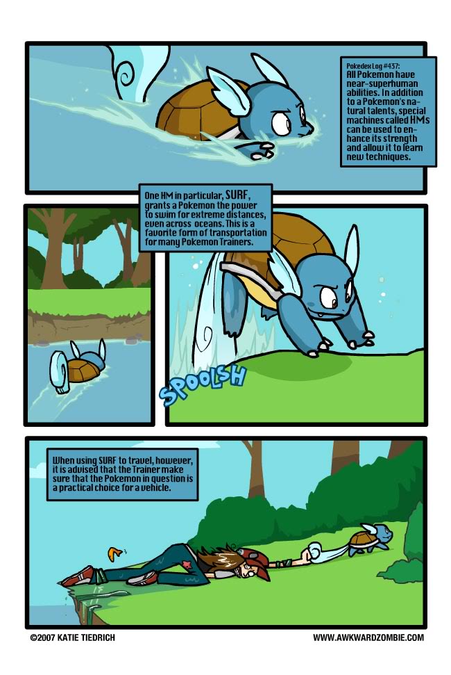 awkwardzombie female humor katie_tiedrich nintendo pok&#233;mon pok&#233;mon_trainer pok&eacute;mon pok&eacute;mon_trainer reptile scalie turtle video_games wartortle wet