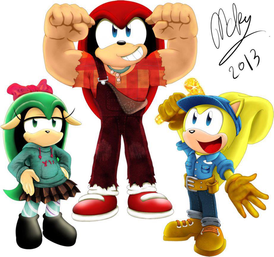 clothing fix-it_felix looking_at_viewer mighty_the_armadillo ray_the_flying_squirrel sega sonic_(series) vanellope_von_schweetz wreck-it_ralph