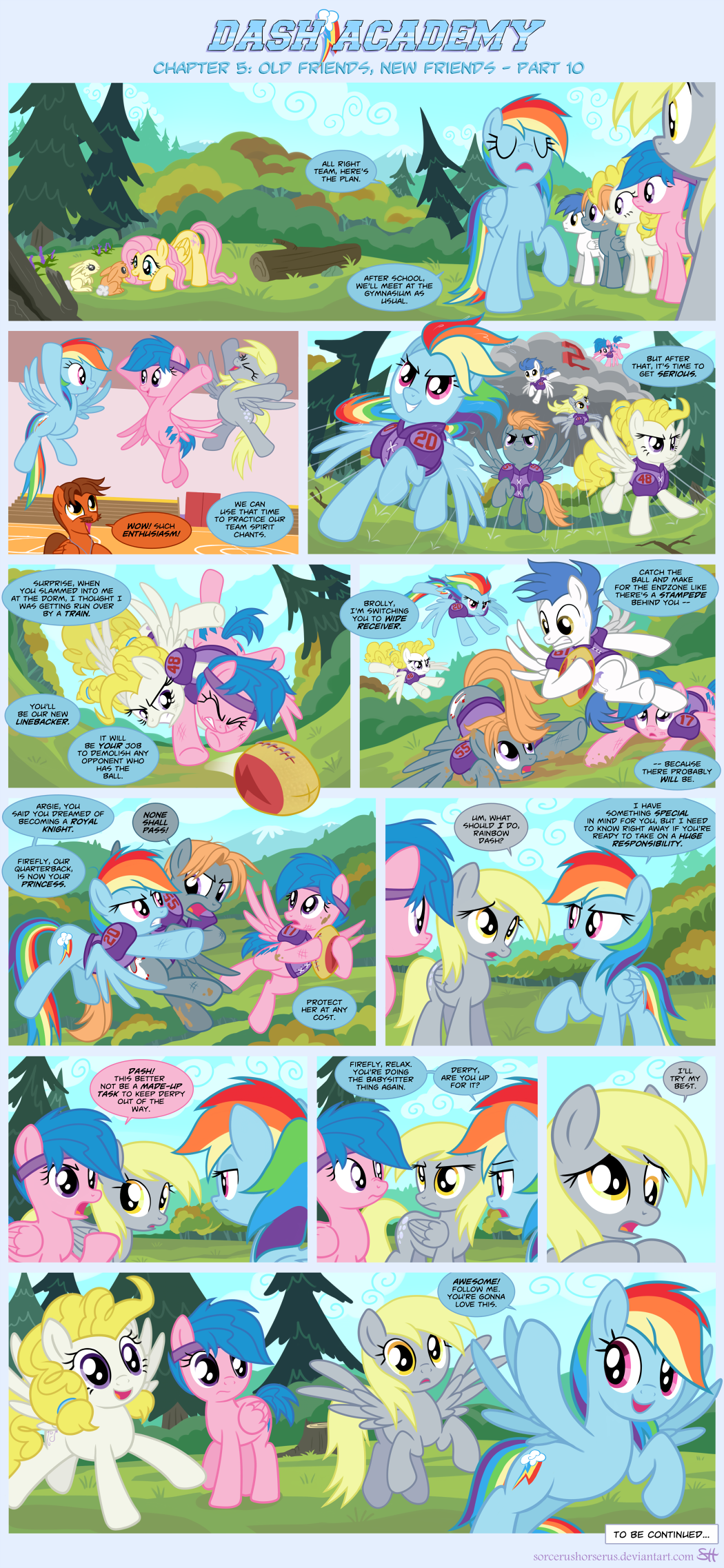 blonde_hair blue_fur blue_hair comic cute cutie_mark derpy_hooves_(mlp) dialog english_text equine female feral firefly_(mlp) fluttershy_(mlp) freckles friendship_is_magic fur grey_fur group hair headband horse male mammal multi-colored_hair my_little_pony outside pegasus pink_fur pink_hair pony purple_eyes rainbow_dash_(mlp) rainbow_hair sorcerushorserus surprise_(mlp) text white_fur wings yellow_fur