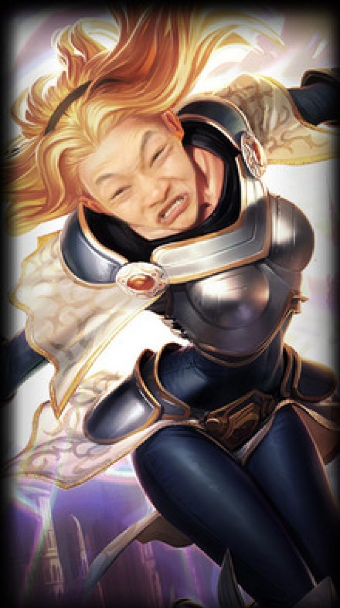 armor asian blonde_hair breasts hair human impossibru league_of_legends lux not_furry upset