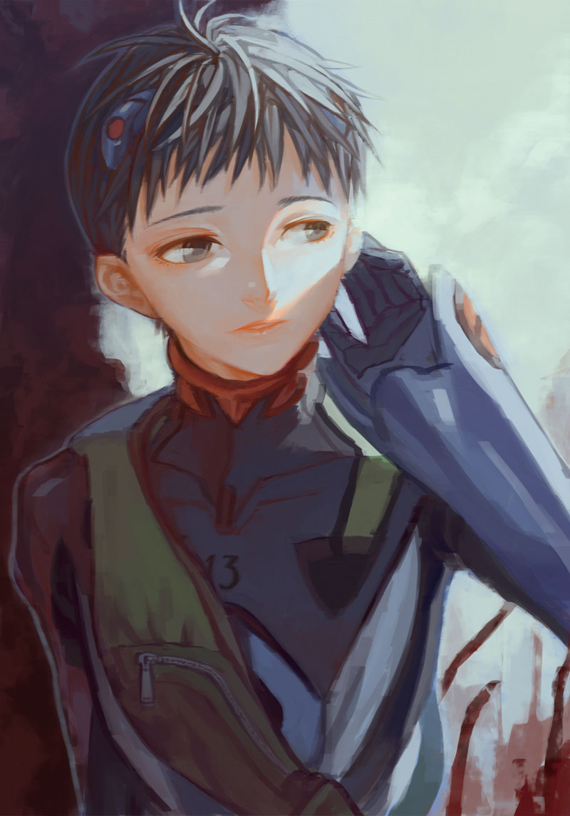 blue_eyes brown_hair evangelion:_3.0_you_can_(not)_redo ikari_shinji male_focus neon_genesis_evangelion plugsuit rebuild_of_evangelion shaliva solo