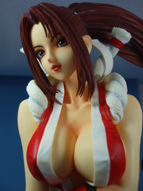 breasts fatal_fury figure knot large_breasts no_humans photo ponytail rope shiranui_mai solo