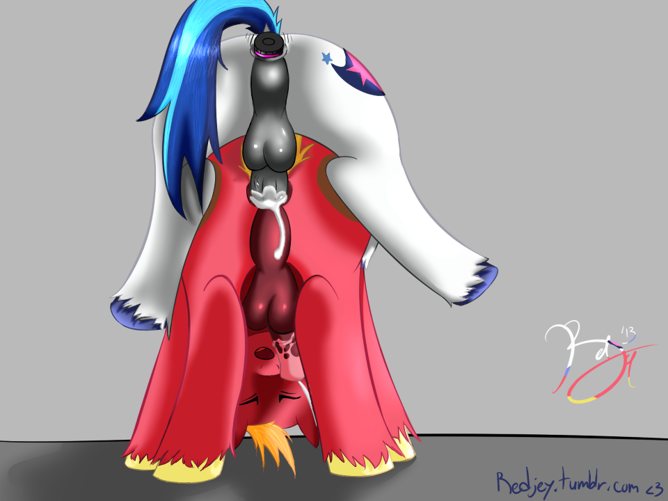 anal big_macintosh_(mlp) cum cum_inside doggystyle duo equine feral feral_on_feral friendship_is_magic from_behind gay horse male mammal my_little_pony penis pony redjey sex sex_toy shining_armor_(mlp) vibrator