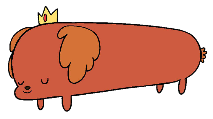 adventure_time canine crown dog eyes_closed female hot_dog_princess