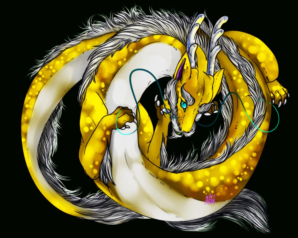 antlers chinese_dragon dragcave dragon dragon_cave eastern feral gold horn invalid_tag sabakusuna scalie shimmer-scale shimmerscales solo