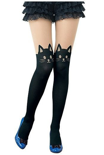 feline female human japanese legwear mammal not_furry photo real shoes skirt solo stockings tights whiskers