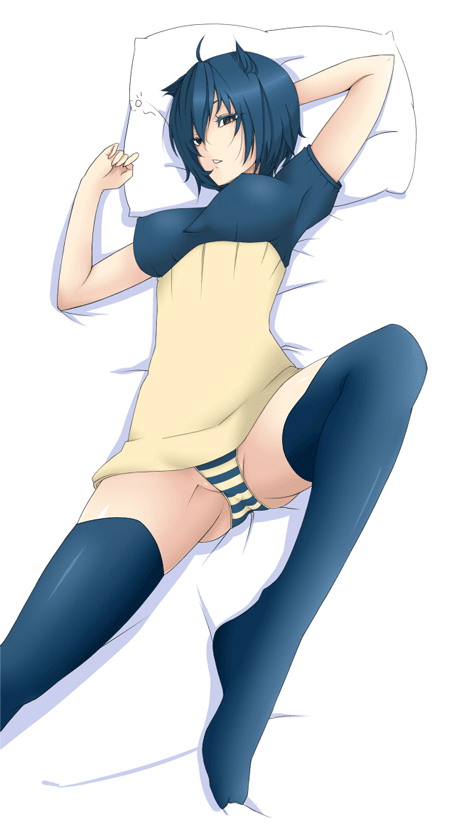 clothed emukon looking_at_viewer panties personification pillow snorlax underwear