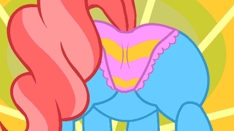 animated butt edit equine eyes female feral friendship_is_magic hair horse mammal mrs_cake_(mlp) my_little_pony panties pink_eyes pink_hair pony presenting solo sweat tiarawhy underwear