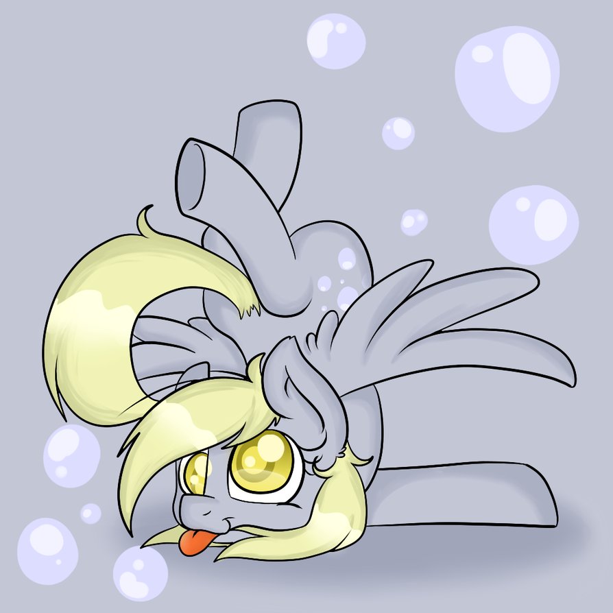 2013 bubbles cutie_mark derpy_hooves_(mlp) equine feral friendship_is_magic horse my_little_pony pegasus plain_background pony wings yellow_eyes