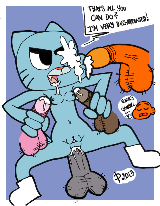 darwin_watterson gumball_watterson peterson rule_63 the_amazing_world_of_gumball