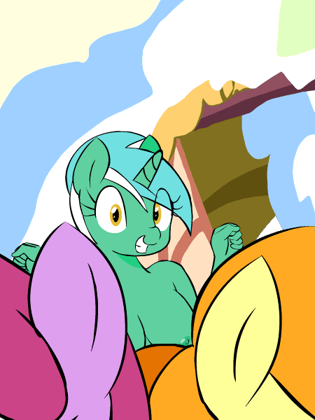 animated berry_punch friendship_is_magic golden_harvest lyra_heartstrings my_little_pony
