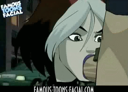 animated famous-toons-facial marvel rogue wolverine x-men x-men_evolution