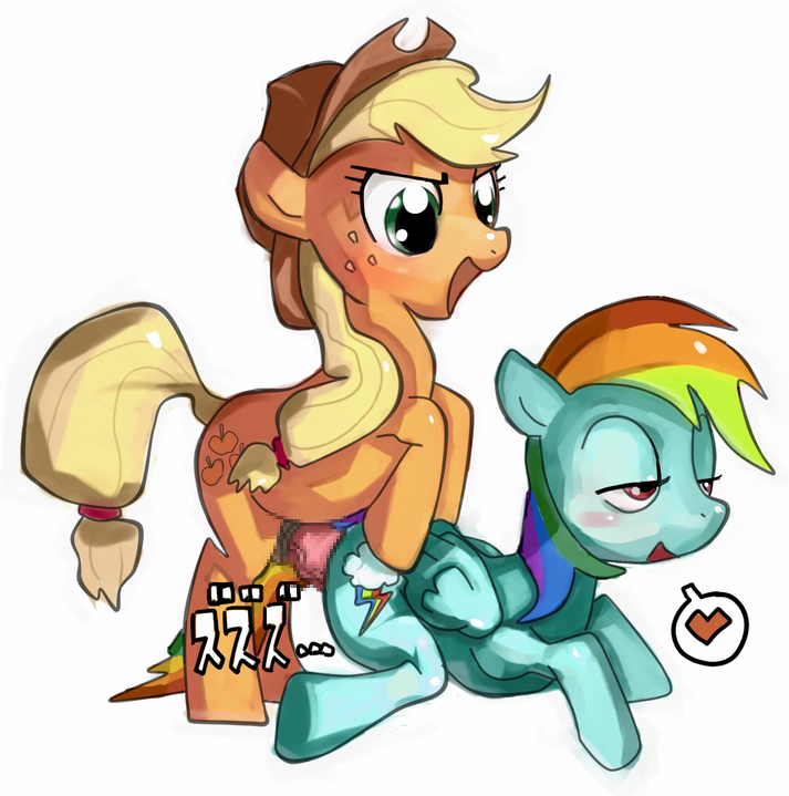 applejack friendship_is_magic my_little_pony rainbow_dash tagme