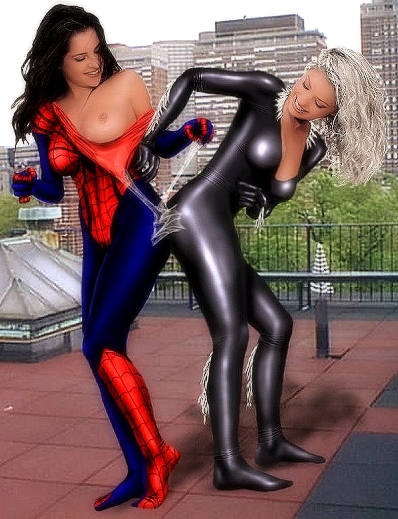 black_cat chillyplasma cosplay marvel spider-girl spider-man_(series)