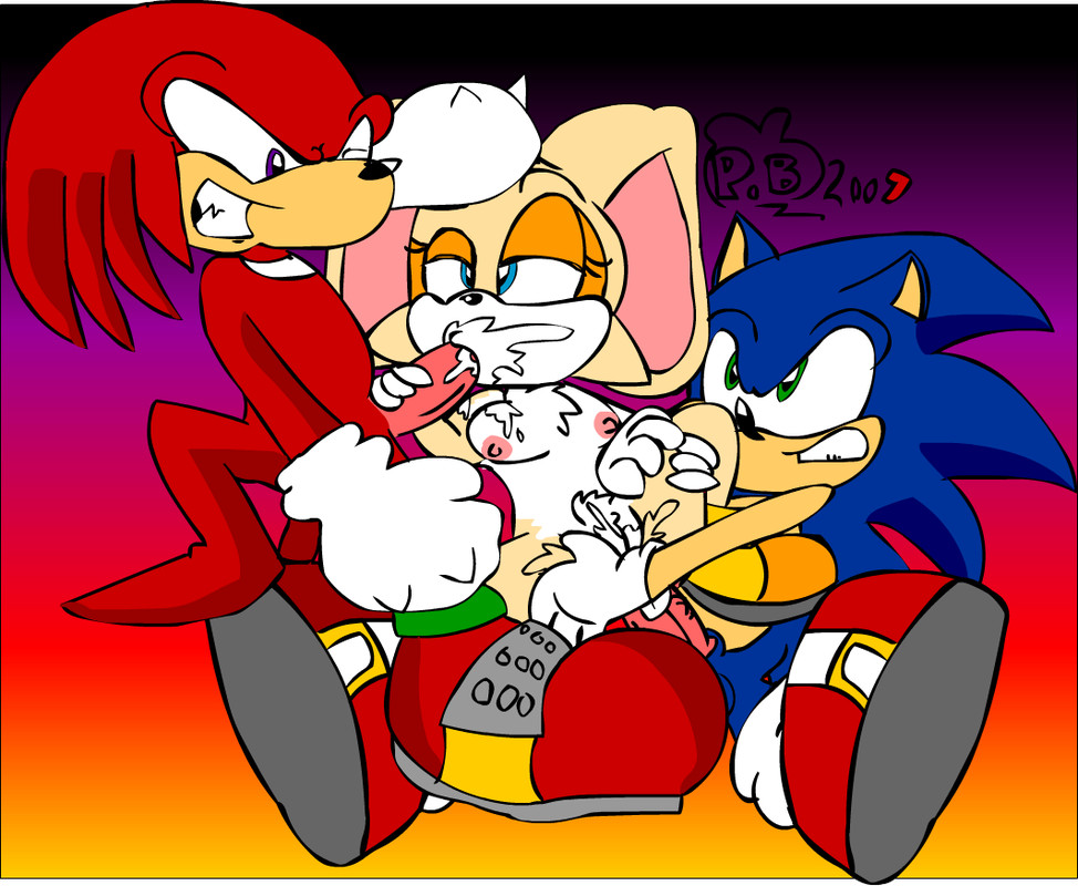 knuckles_the_echidna perverted_bunny sonic_team sonic_the_hedgehog tagme