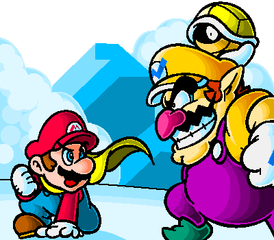 cape lowres mario mario_(series) shell super_mario_bros. wario