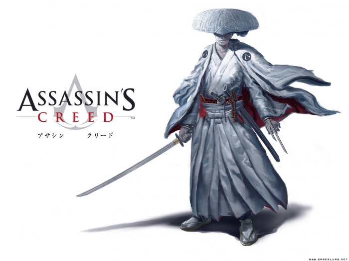 assassin's_creed assassin's_creed assassin's_creed_(series) hat japanese_clothes samurai sword weapon