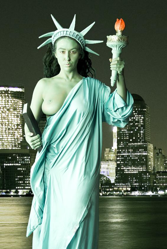 cosplay inanimate statue_of_liberty tagme
