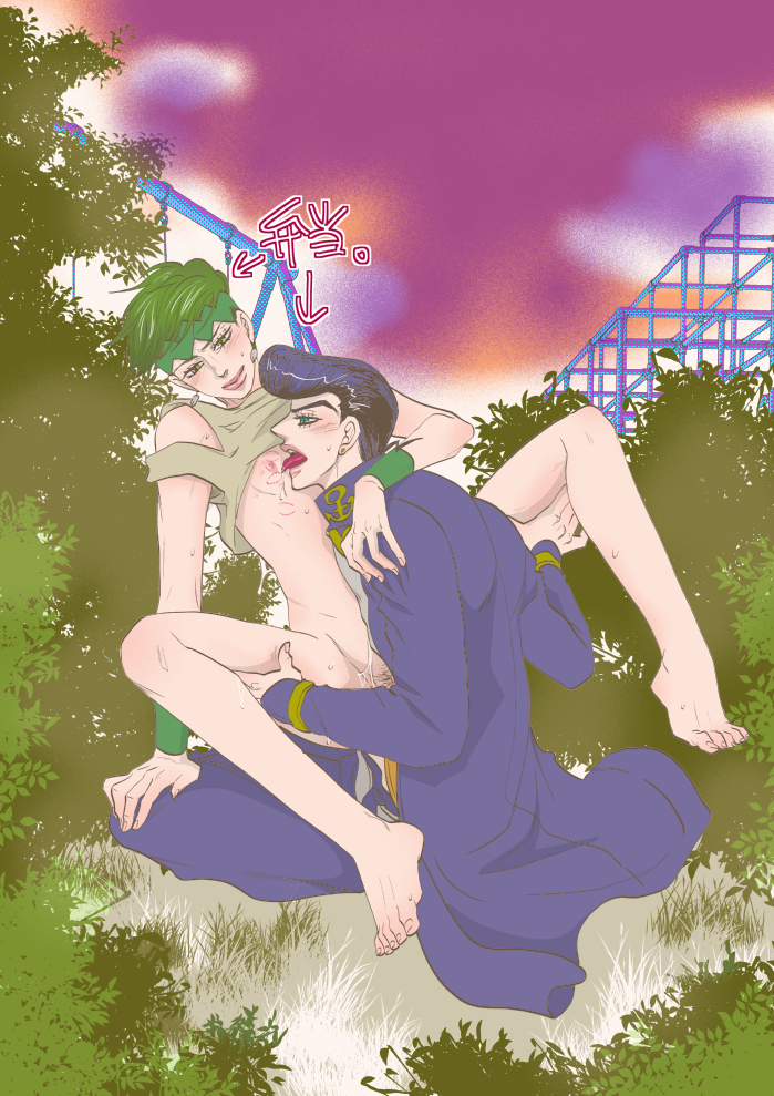 jojo's_bizarre_adventure josuke_higashikata rohan_kishibe tagme