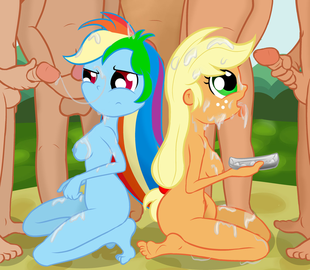 applejack equestria_girls friendship_is_magic my_little_pony ohohokapi rainbow_dash