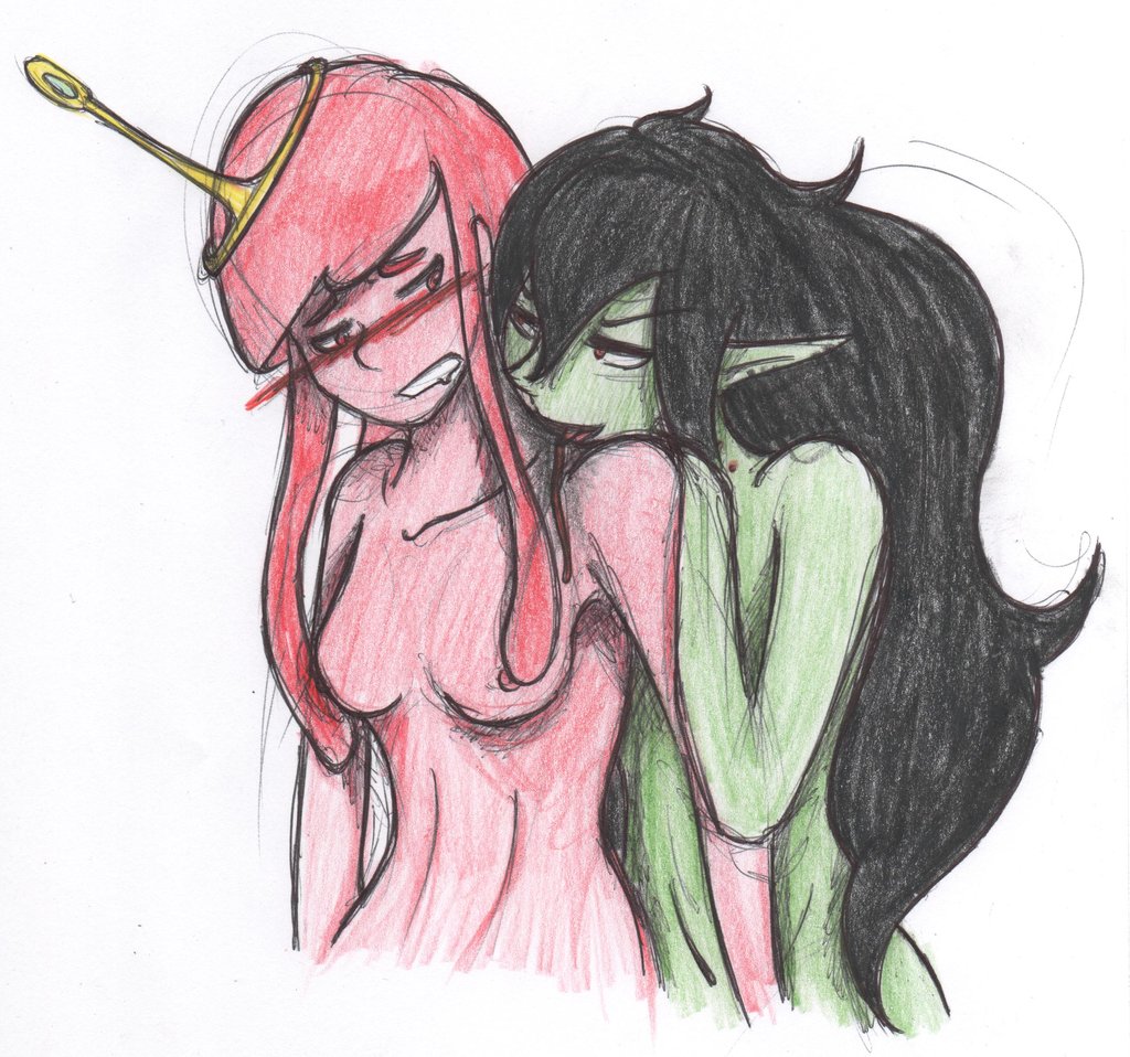 adventure_time imhereforthedrarry marceline princess_bubblegum tagme