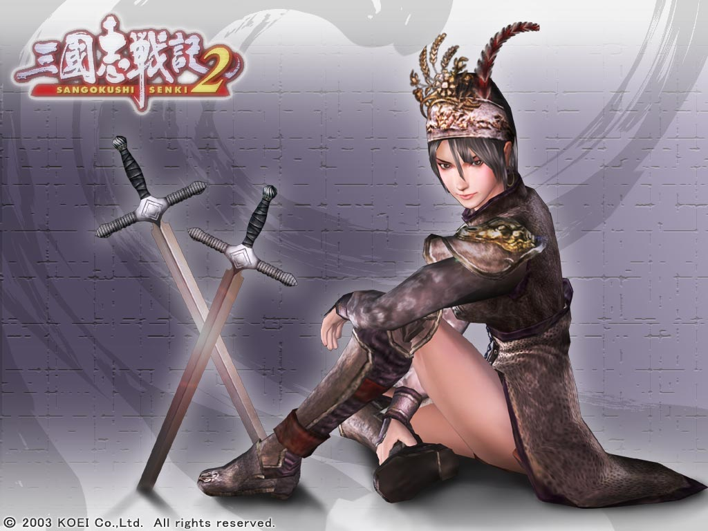 1girl dynasty_tactics lu_lingqi shin_sangoku_musou sword weapon