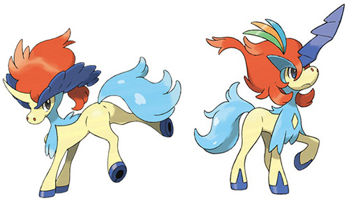 hooves horn horse keldeo lowres no_humans pokemon red_hair tail