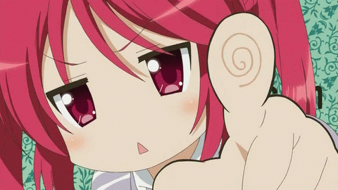 (_&acute;_?_?_) (_Â´_â–³_ï½€_) animated animated_gif blush cthugha_(nyaruko-san) haiyore!_nyaruko-san lowres lucky_star parody red_eyes red_hair school_uniform twintails