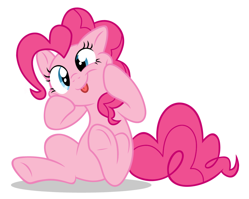 alpha_channel blue_eyes equine female feral friendship_is_magic fur glamourkat hair horse lugiaangel mammal my_little_pony pink_fur pink_hair pinkie_pie_(mlp) plain_background pony silly sitting smile solo tongue tongue_out transparent_background