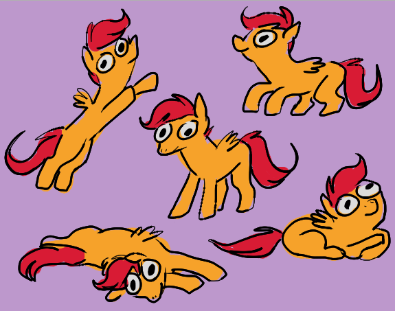cub equine eyes female feral friendship_is_magic horse mammal my_little_pony nepeppers pegasus pony scootaloo_(mlp) wings young
