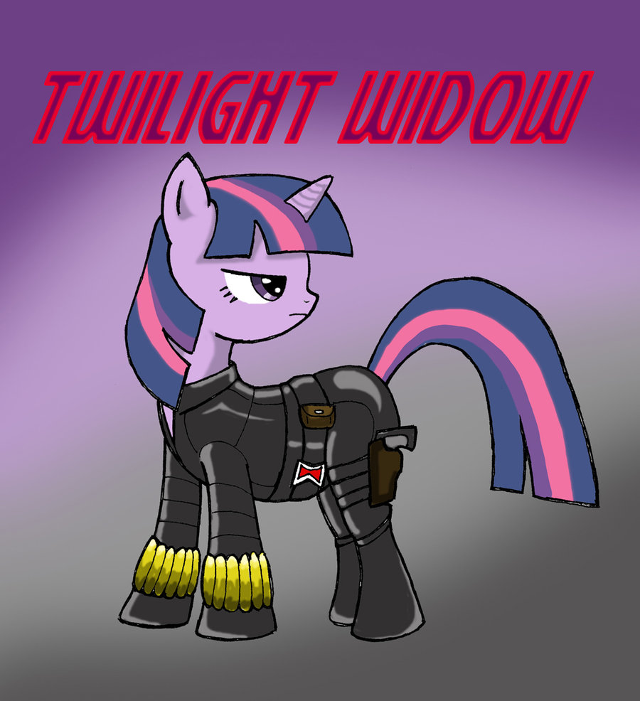 avengers black_widow equine eyes friendship_is_magic hair horn horse kenichi-shinigami marvel muscles my_little_pony ponification pony purple_eyes purple_fur purple_hair twilight_sparkle_(mlp) unicorn