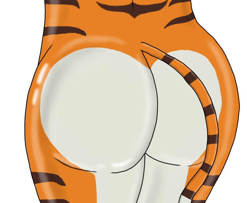 big_butt butt fableiii feline female kung_fu_panda mammal master_tigress nude tiger