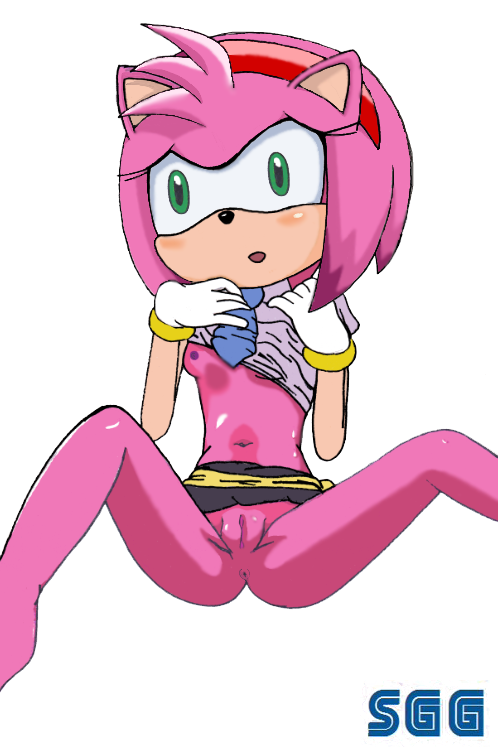 anus blush breasts female green_eyes hair hedgehog invalid_tag mammal necktie nervous nipples pink_hair plain_background pussy schoolgirl sega sgg small_breasts solo sonic_(series) sonic_the_hedgehog sonic_x spread_legs spreading white_background