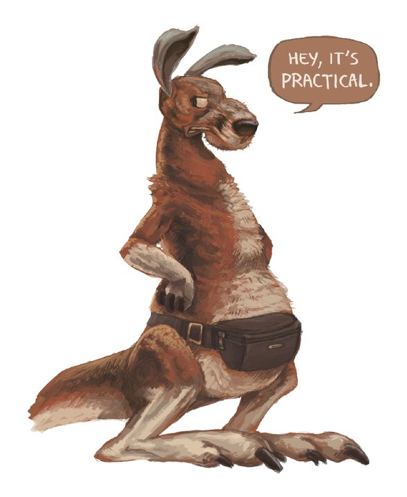 english_text kangaroo male marsupial pouch solo text unknown_artist