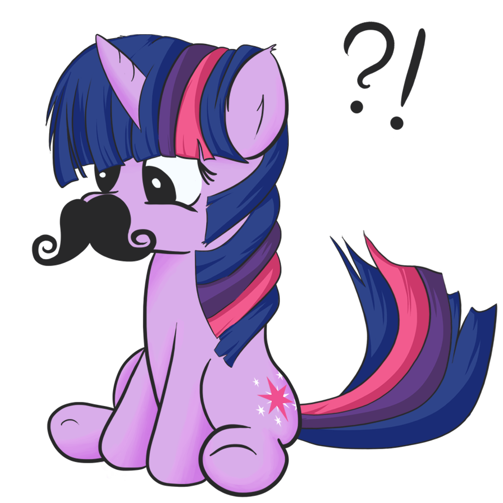 2013 ? alpha_channel cutie_mark equine facial_hair female feral finalflutter friendship_is_magic hair horn horse mammal multi-colored_hair mustache my_little_pony plain_background pony purple_hair sitting solo transparent_background twilight_sparkle_(mlp) unicorn